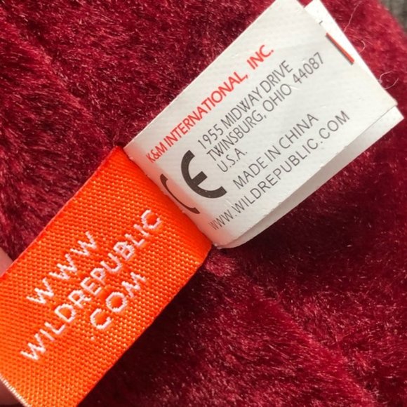 NWT Wild Republic wine plush Squid 31” glass eyes - Picture 9 of 10